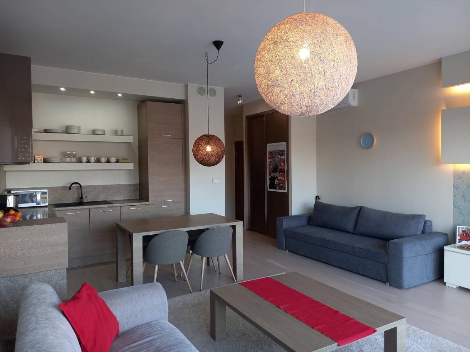 Apartment With An Amazing View 格但斯克 外观 照片